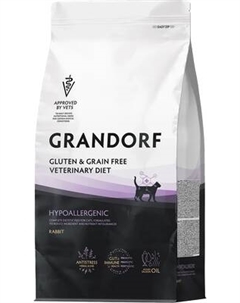 Сухой ветеринарный корм для кошек Grandorf Vet Cat Hypoallergenic