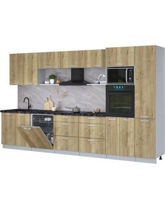 Кухонный гарнитур Интерлиния Мила Лайт 3.6-ПМ1