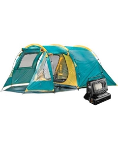 Палатка Coyote Dakota / CL-A08-Green с обогревателем газовым ZT-202-D