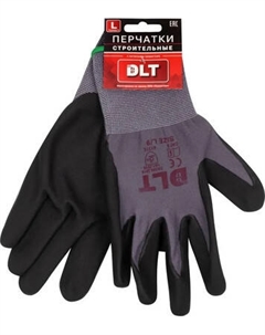 Перчатки защитные DLT С латексным покрытием / 3758 Dlt