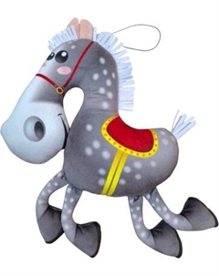 Мягкая игрушка Malvina Конь Спартак / 26.15.2 Мальвина