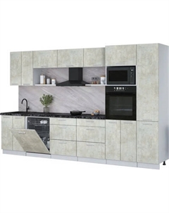 Кухонный гарнитур Интерлиния Мила Лайт 3.4-ПМ1