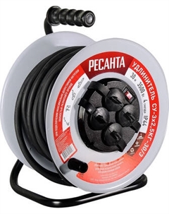 Удлинитель на катушке Ресанта СУ-3х2.5КГ-30/3
