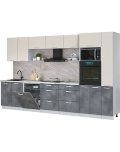 Кухонный гарнитур Интерлиния Мила Лайт 3.5-ПМ1