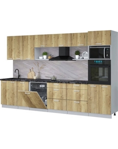 Кухонный гарнитур Интерлиния Мила Лайт 3.4-ПМ1-2