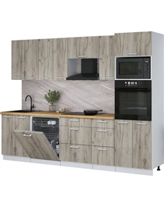 Кухонный гарнитур Интерлиния Мила Лайт 2.8-ПМ1