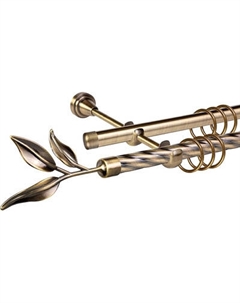 Карниз для штор АС ФОРОС Grace D19К/19Г + наконечники Лавр Ас форос