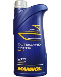 Моторное масло Mannol 2-Takt Outboard Marine API TC NMMA TC-W3 / MN7207-1