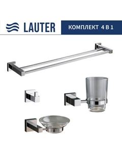 Набор аксессуаров для ванной Lauter 21SH6061 + 21SH6051 + 21SH6091 + 21SH6021