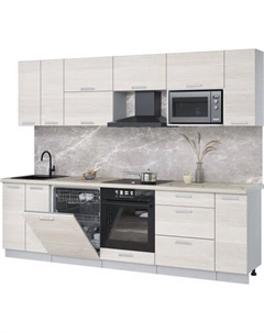 Кухонный гарнитур Интерлиния Мила Лайт 2.7-ПМ2