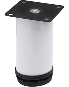 Опора мебельная AKS d50 h100 с регулировкой Aks