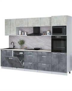 Кухонный гарнитур Интерлиния Мила Лайт 3.0-ПМ1