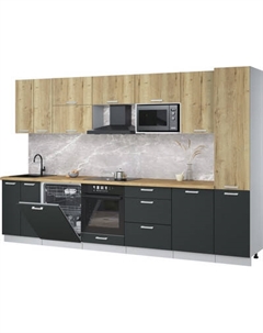 Кухонный гарнитур Интерлиния Мила Лайт 3.3-ПМ2