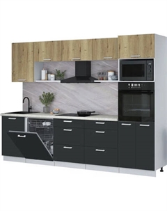 Кухонный гарнитур Интерлиния Мила Лайт 2.9-ПМ1