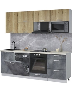 Кухонный гарнитур Интерлиния Мила Лайт 2.3-ПМ2