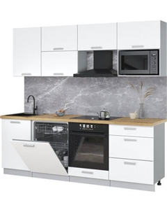 Кухонный гарнитур Интерлиния Мила Лайт 2.3-ПМ2