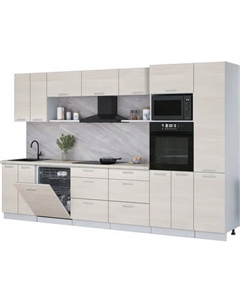 Кухонный гарнитур Интерлиния Мила Лайт 3.4-ПМ1