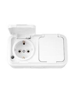 Розетка Bylectrica Пралеска аква РА16-303