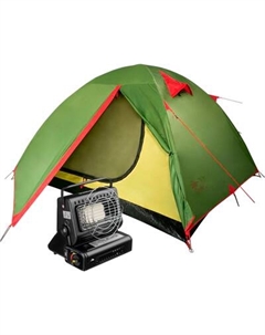 Палатка Tramp Lite Tourist 2 / TLT-004 с обогревателем газовым ZT-202-D