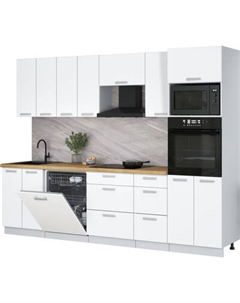 Кухонный гарнитур Интерлиния Мила Лайт 2.8-ПМ1