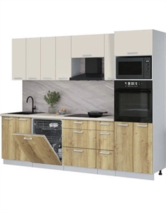 Кухонный гарнитур Интерлиния Мила Лайт 2.7-ПМ1