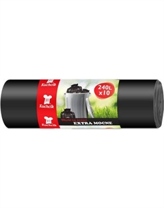 Пакеты для мусора Kuchcik Экстра прочные 240л 45мкм