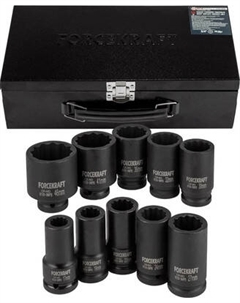 Набор головок слесарных ForceKraft FK-6108-9MPB Forcekraft
