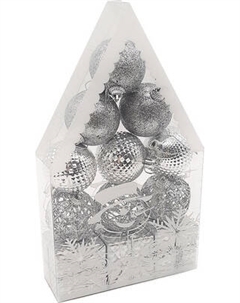 Набор елочных игрушек MONAMI Новогодний Микс / SIL23-145 Monami