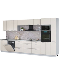 Кухонный гарнитур Интерлиния Мила Лайт 3.9-ПМ1