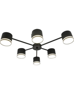 Потолочный светильник Mirastyle XL-60350/6 BK