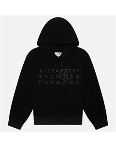 Мужская толстовка Logo Applique Fleece Hoodie Maison margiela mm6
