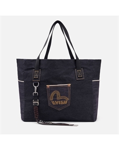 Сумка Seagull Embroidery Denim Tote Evisu
