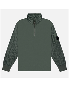 Мужская толстовка Diagonal Raised Fleece Mixed Half Zip C.p. company