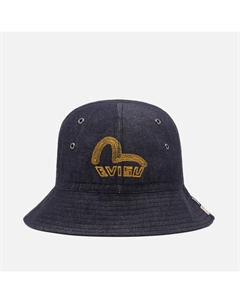 Панама Logo & Seagull Embroidery Denim Evisu