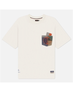 Мужская футболка Multi-pocket Color Blocking Sashiko Loose Fit Evisu