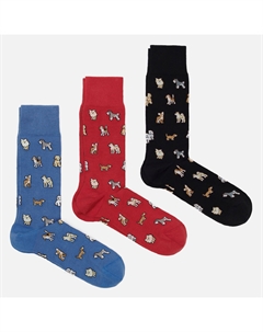 Комплект носков Kyoto Dogs 3-Pack Paul smith
