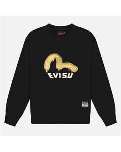 Мужская толстовка Graffiti Seagull Print & Sashiko Relax Fit Evisu