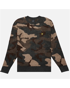 Мужской свитер Brushed Camouflage Crew Neck Jumper Lyle & scott