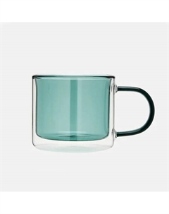 PREMIUM Кружка двухслойная из цветного стекла термостойкая Kimberly