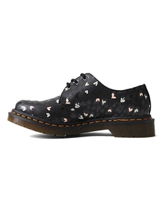 Кроссовки Dr.Martens 1461 Leather Heart Printed Black Womens Dr. martens