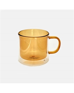 PREMIUM Кружка двухслойная из цветного стекла термостойкая Kimberly