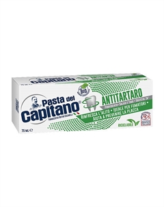 Зубная паста против зубного камня Antitartaro 75 Pasta del capitano