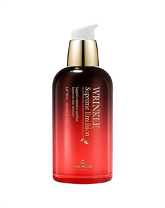 Эмульсия для лица питательная разглаживающая морщины с женьшенем Wrinkle Supreme Emulsion 130 The skin house