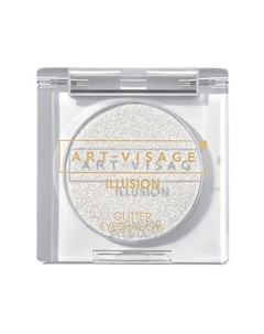 Тени для век сияющие Illusion Glitter Eyeshadow Art-visage