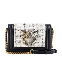 Сумка Cotton With Fine Grain Leather Shoulder Bag Pinko