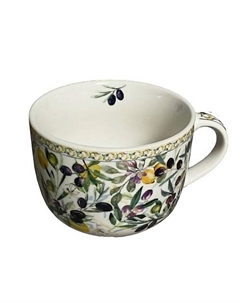 Чашка бульонная /Супница /Бульонница Костяной фарфор, коллекция Оливка Gift'n'home