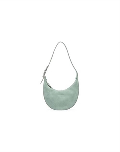 Сумка Roseau Essential Suede Large Cow Leather Shoulder Bag Women's Green Longchamp