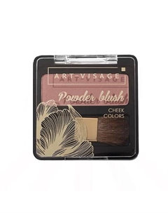 Румяна компактные с кисточкой Powder Blush Cheek Colors Art-visage