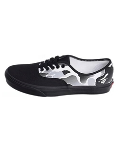 Кроссовки A BATHING APE x Authentic Anti Slip Wear Resistant Black White Camouflage Vans