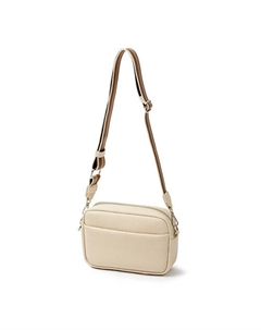 Сумка женская кросс-боди на плечо, бежевая Viberia